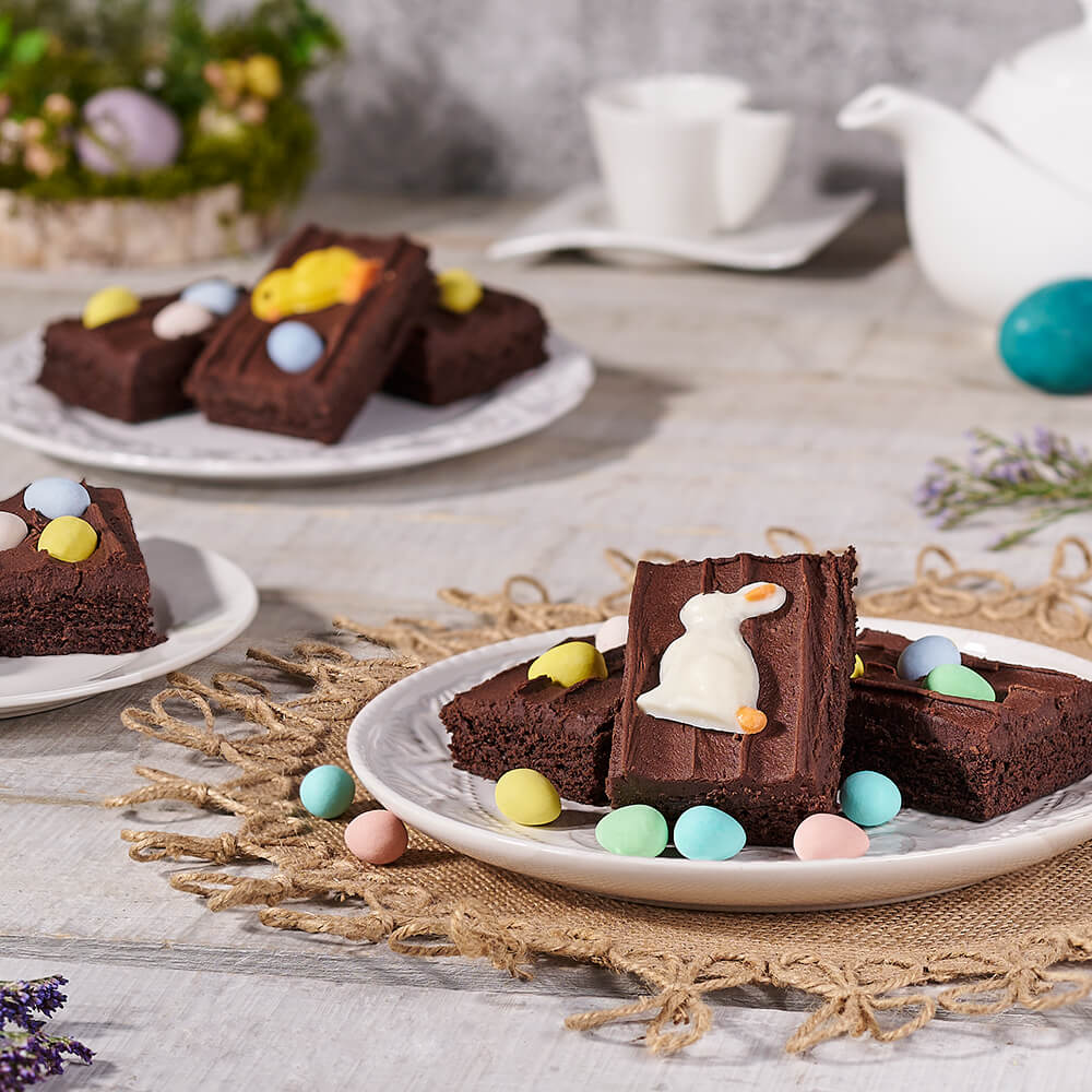 Easter Egg Brownies, easter gift, easter, gourmet gift, gourmet, baked goods gift, baked goods, brownie gift, brownie