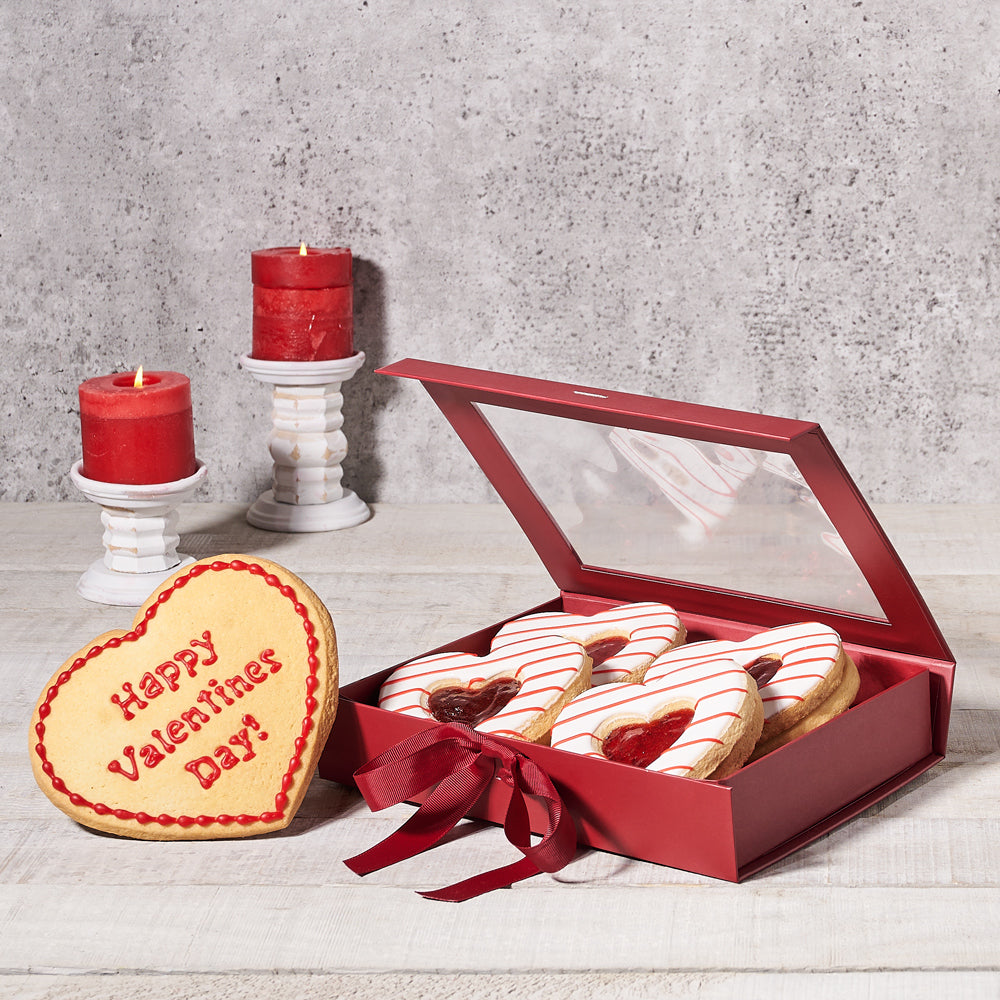 “My Heart is Full” Cookie Gift Box, Valentine's Day gifts, cookie gifts