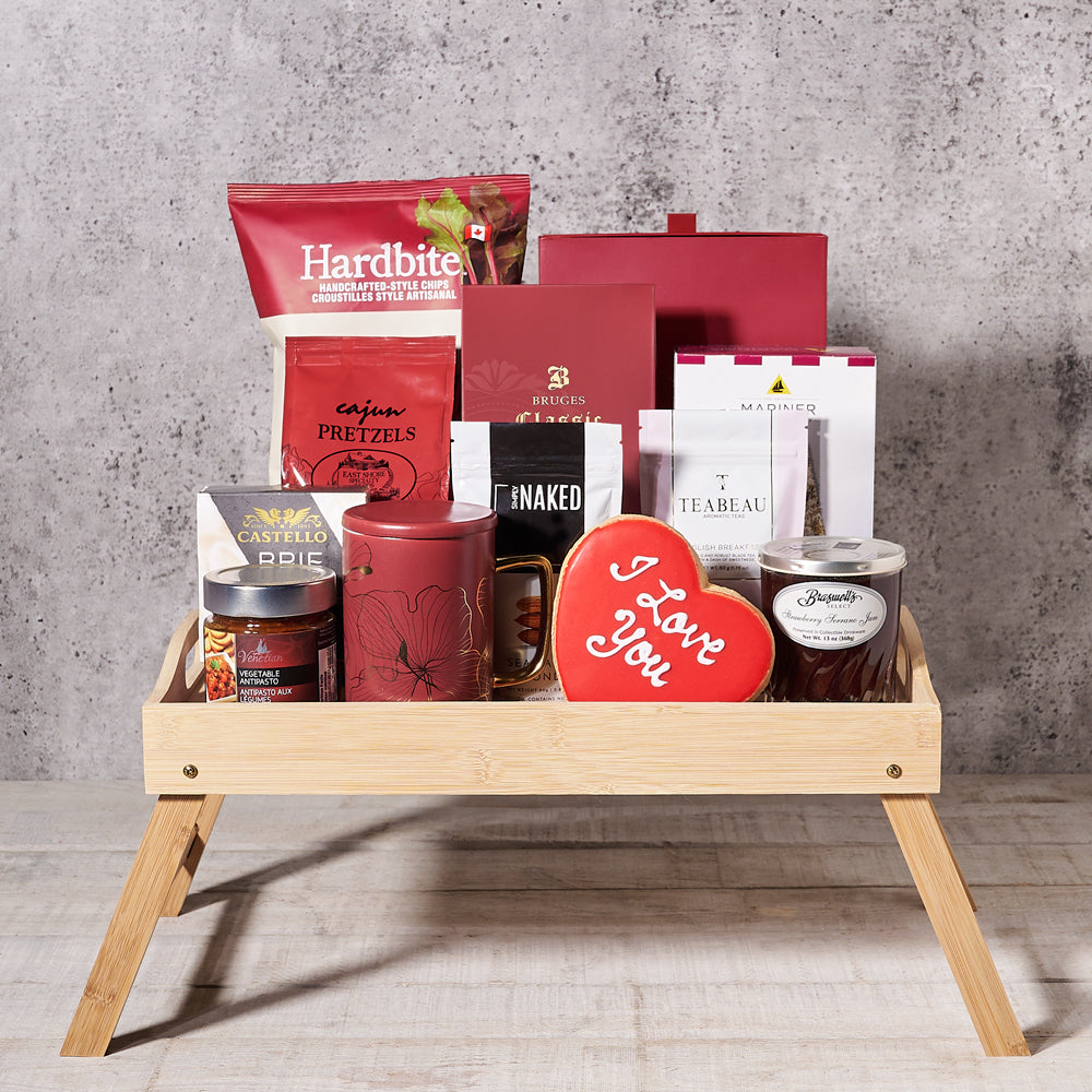 "Red Hot Love" Gift Basket, Valentine's Day gifts, cookie gifts