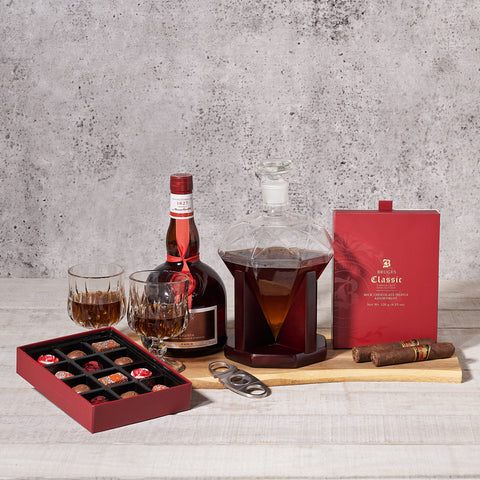 Diamond Decanter Set, Valentine's Day gifts, chocolate gifts, liquor gifts
