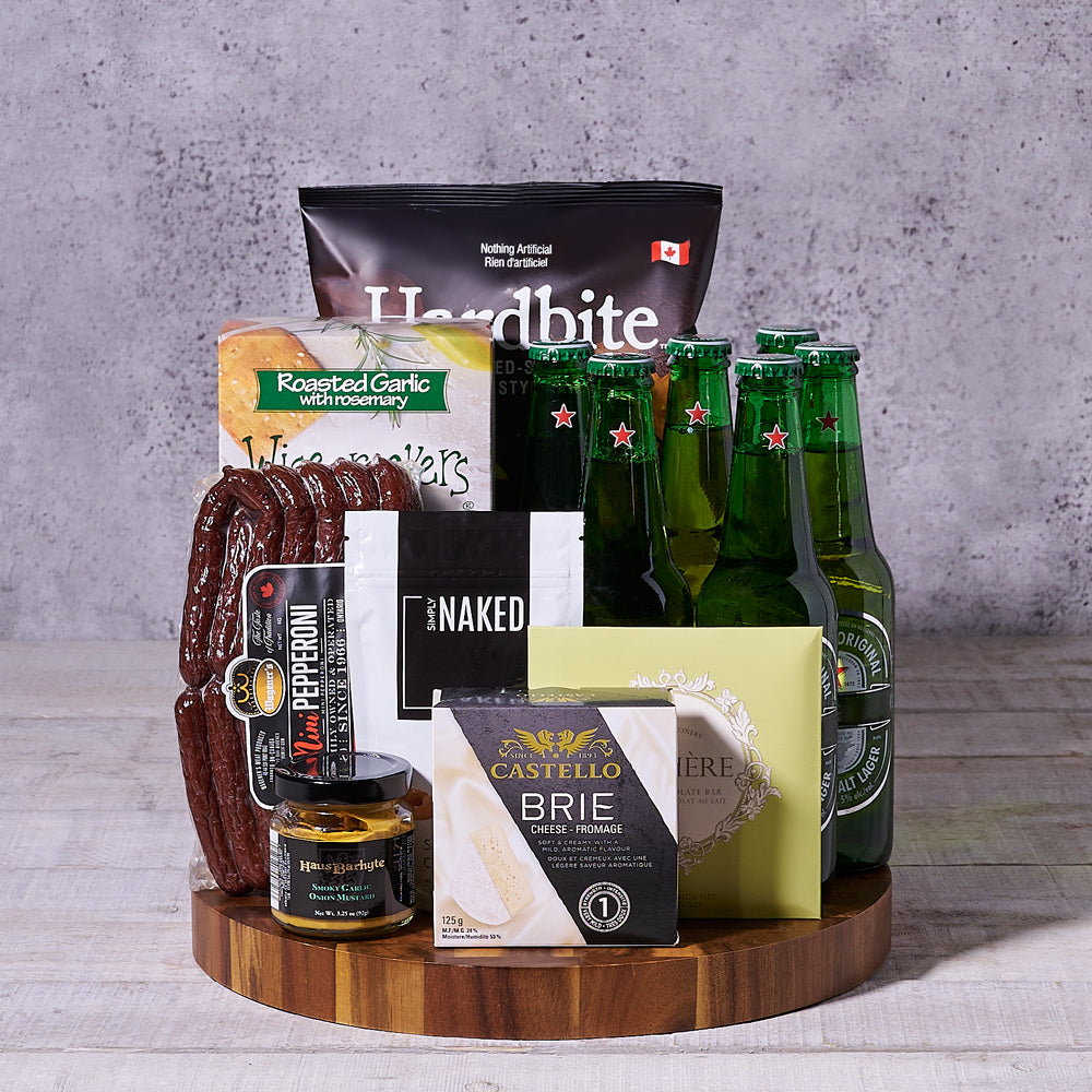 The Brewer’s Gourmet Gift Board, beer gift baskets, gourmet gift baskets