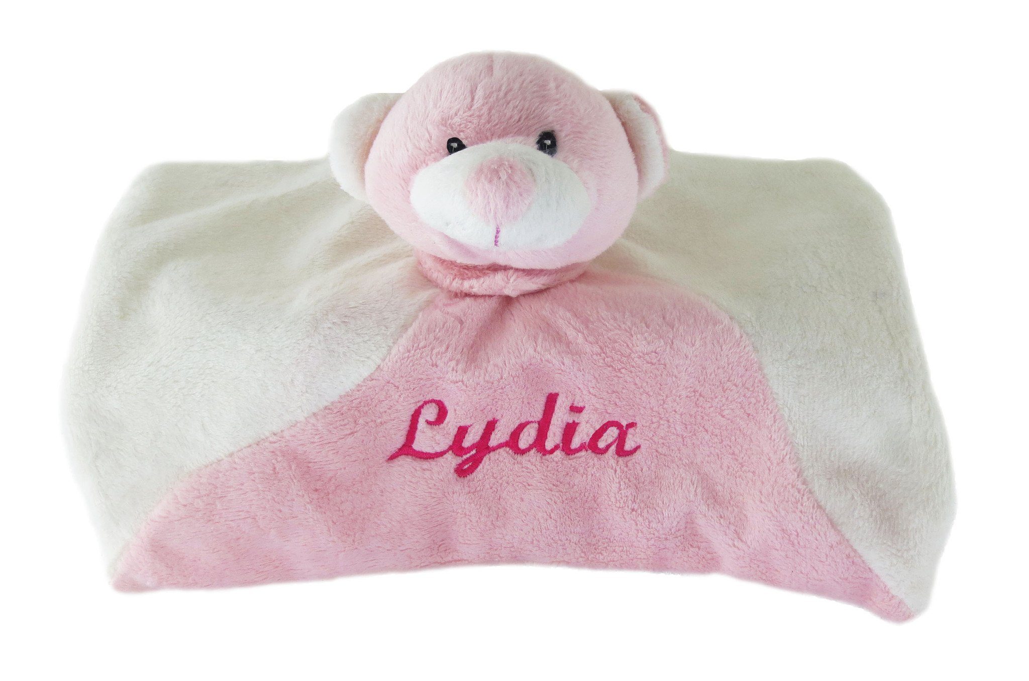 Embroidered Luxury Knitted Blanket - Pink