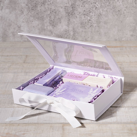 Fresh Lavender Spa Gift Box, Valentine's Day gifts, spa gifts