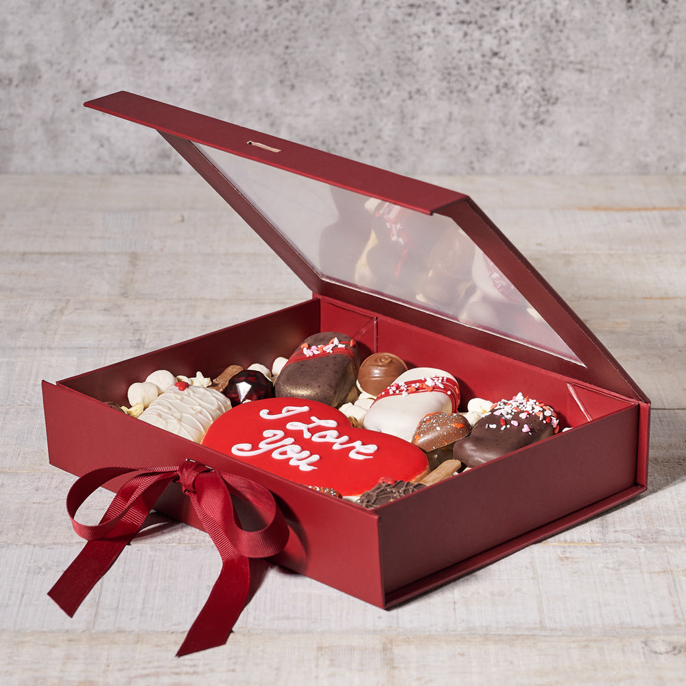 Valentine’s Day Sweet Treat Gift Box, Valentine's Day gifts, sweets