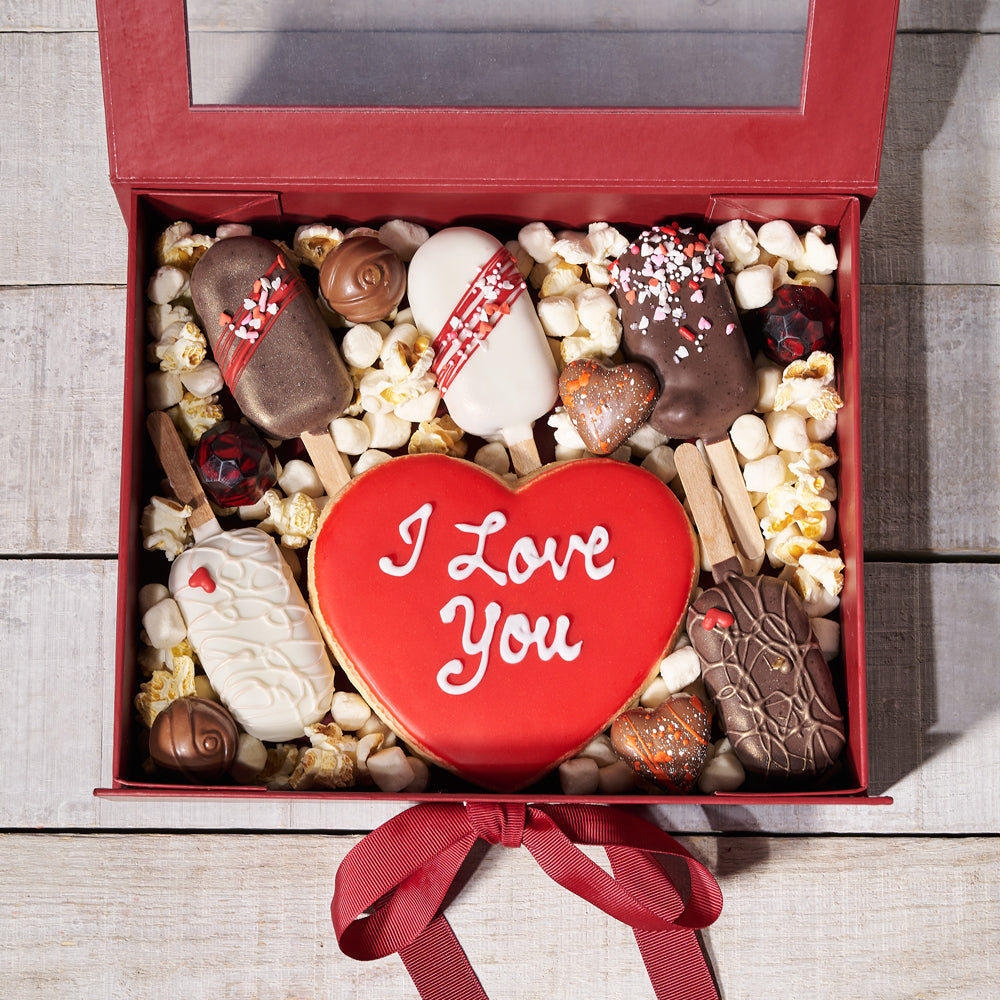 Valentine’s Day Sweet Treat Gift Box, Valentine's Day gifts, sweets