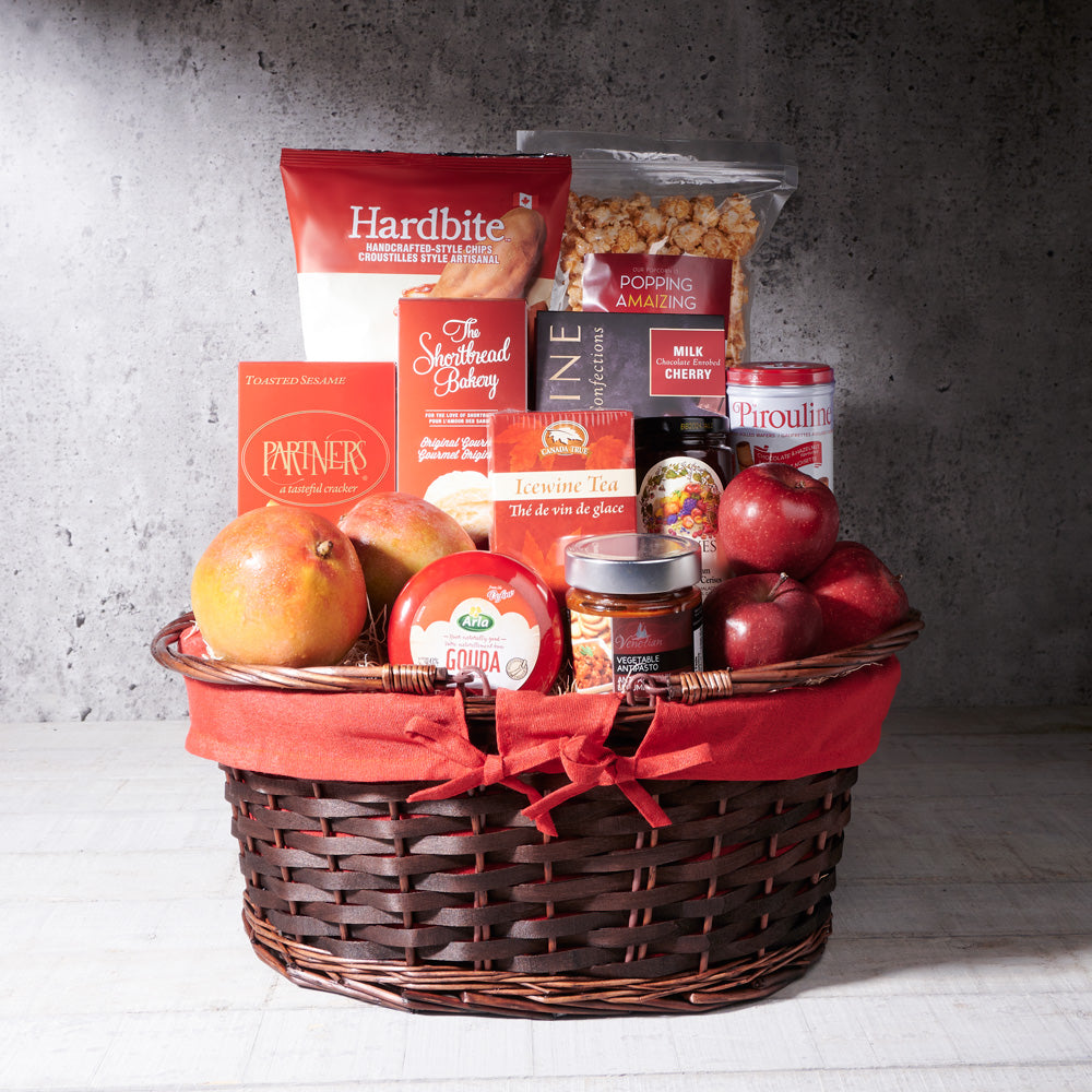 Burgundy Country Gift Basket– Gourmet Gift Baskets