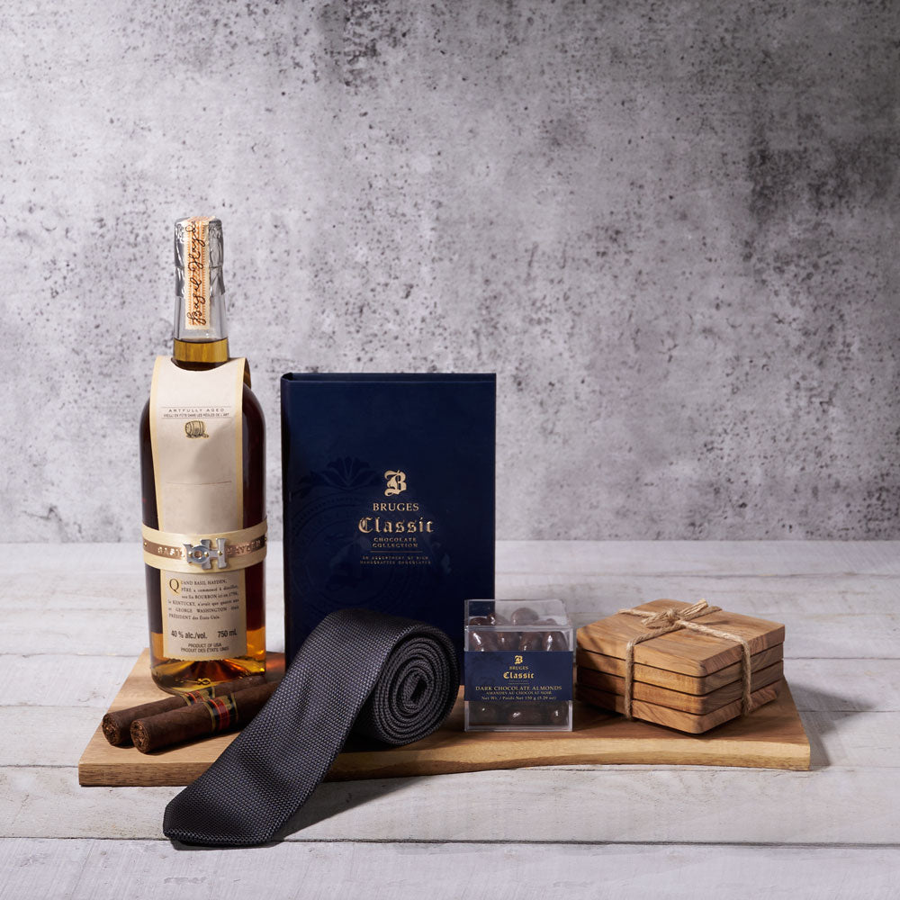 The Gentleman’s Father’s Day Gift Set, liquor gift baskets, gourmet gifts, gifts, liquor
