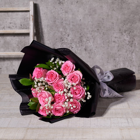 Bouquet of Pink Roses, Toronto Same Day Flower Delivery, Valentine's Day gifts