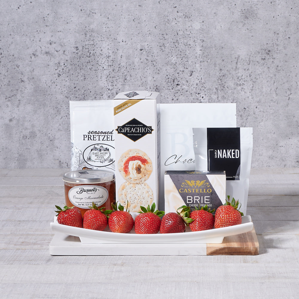 Cheese & Fruit Bites Gift Set, gourmet gift, gourmet, fruit gift, fruit