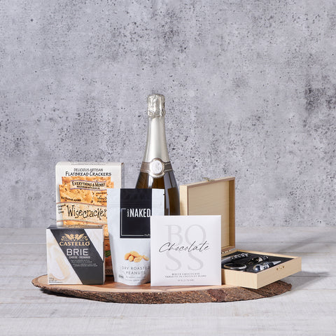 Lush Champagne Gift Set, champagne gift, champagne, gourmet gift, gourmet, sparkling wine gift, sparkling wine