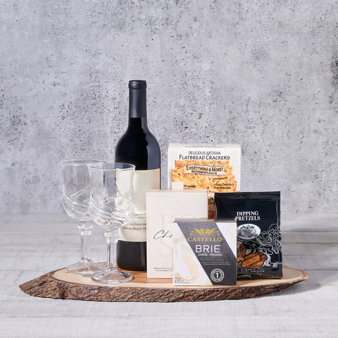 Caledonia Wine and Cheese Set, wine gift, wine, gourmet gift, gourmet