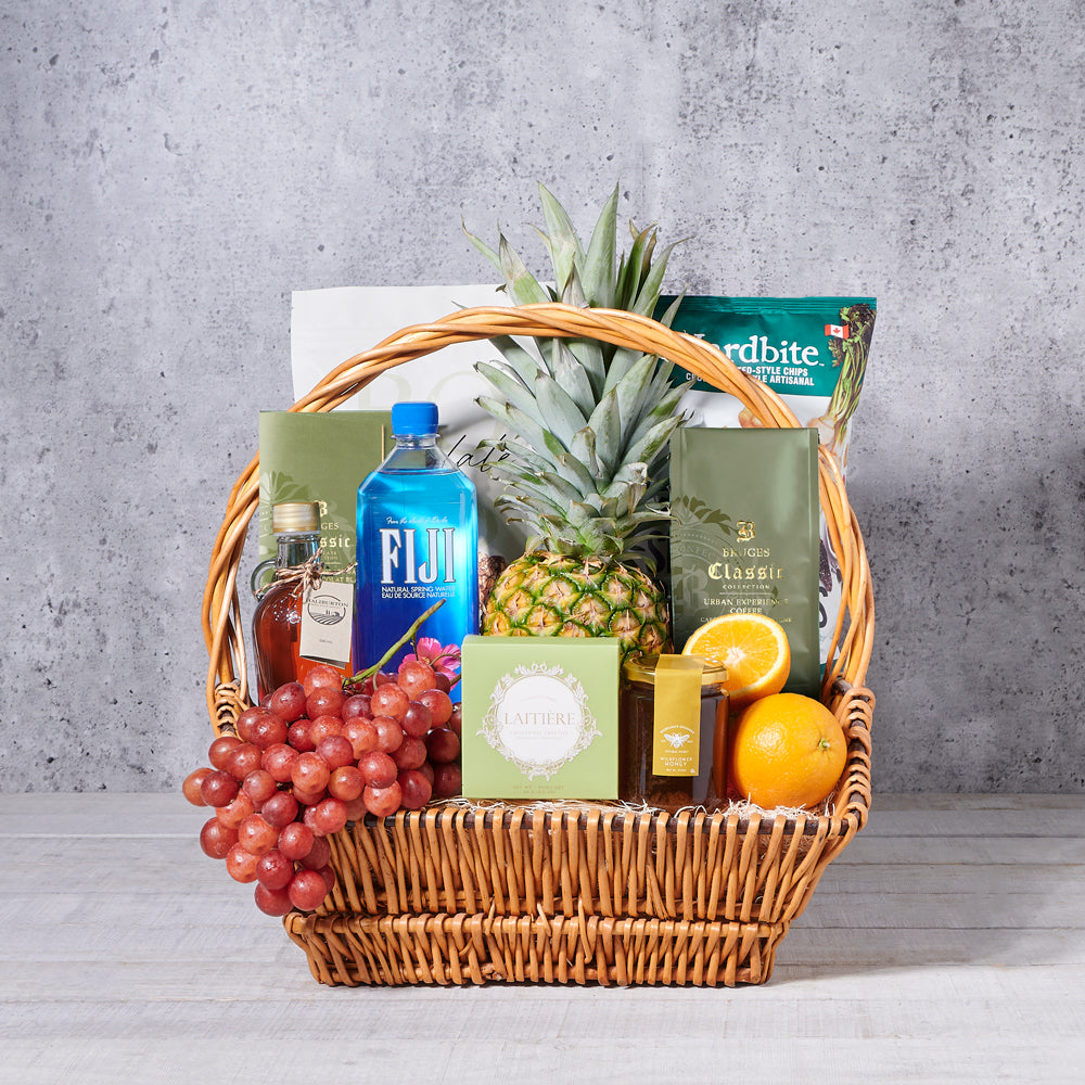 Classic Gourmet Basket, gourmet gift, gourmet, fruit gift, fruit