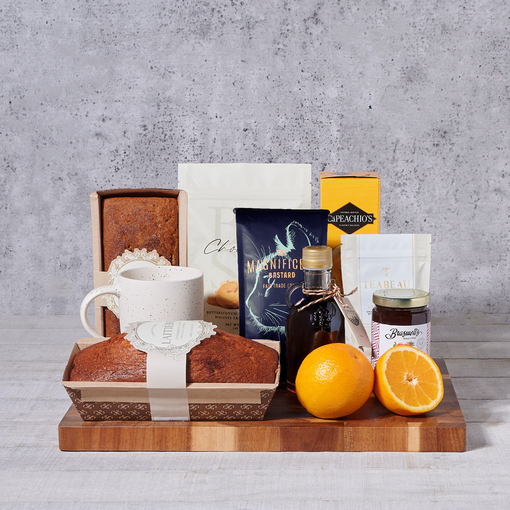 Tea &amp; Coffee Morning Bliss Gift Board, gourmet gift, gourmet, tea gift, tea, coffee gift, coffee, baked goods gift, baked goods, Set 25329-2022
