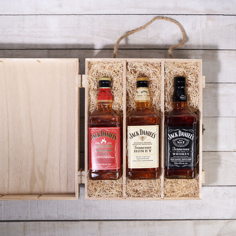  Jack Daniel's VIP Gift Crate, liquor gift baskets, gourmet gifts, gifts, liquor