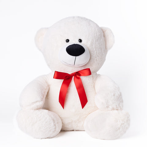 Lenny - The Large White Plush Bear