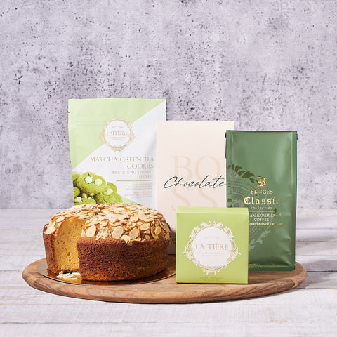 Coffee Break & Cake Gift Set, gourmet gift, gourmet, coffee gift, coffee, baked goods gift, baked goods