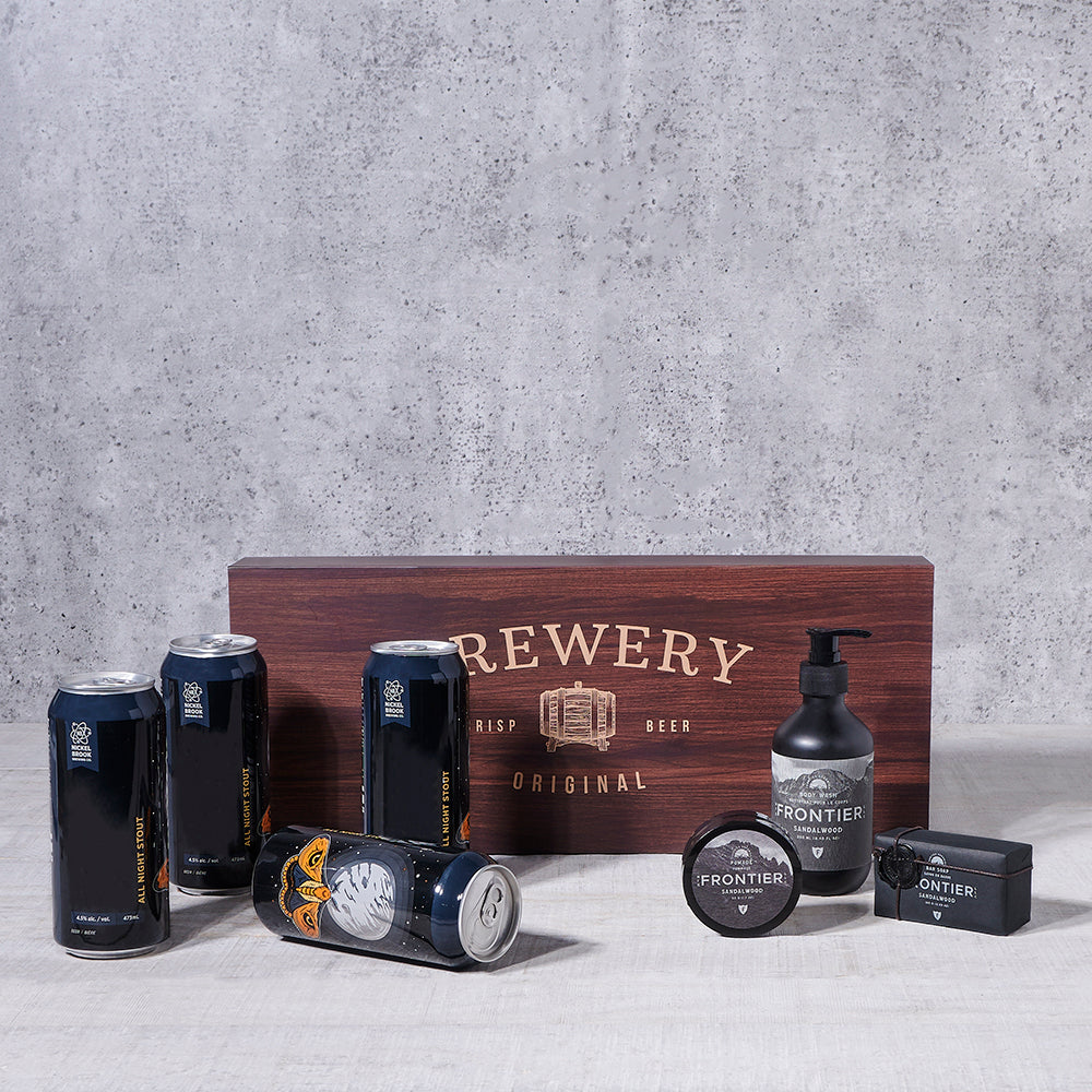 The Refined Him Luxury Beer and Spa Gift, craft beer gift, craft beer, fathers day, fathers day gift, spa gift, spa gift for him