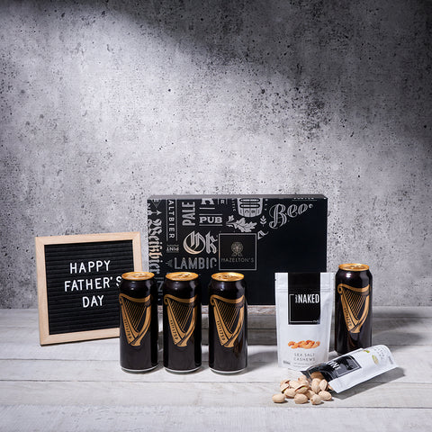 The Father's Day Beer and Salty Snacks Gift Set, beer gift baskets, gourmet gifts, gifts