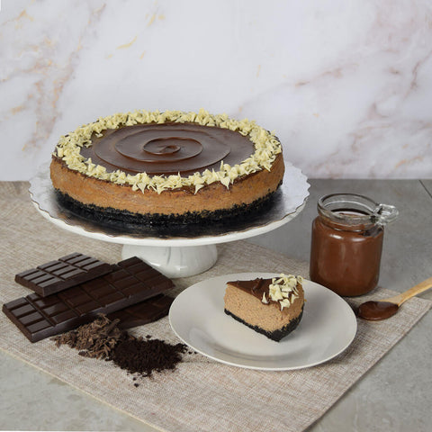 Small Chocolate Cheesecake With Hazelnut Spread