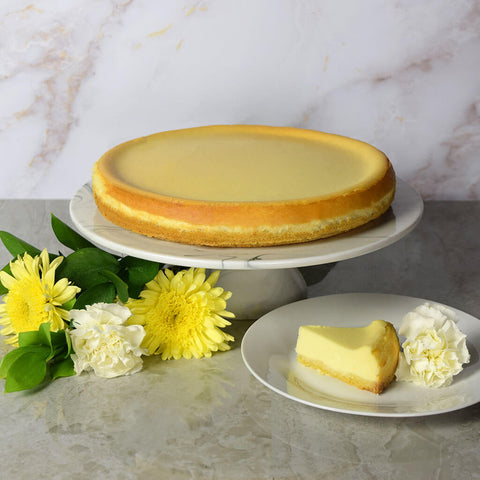 Large New York Style Plain Cheesecake