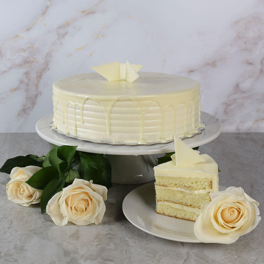 Large White Chocolate Cake