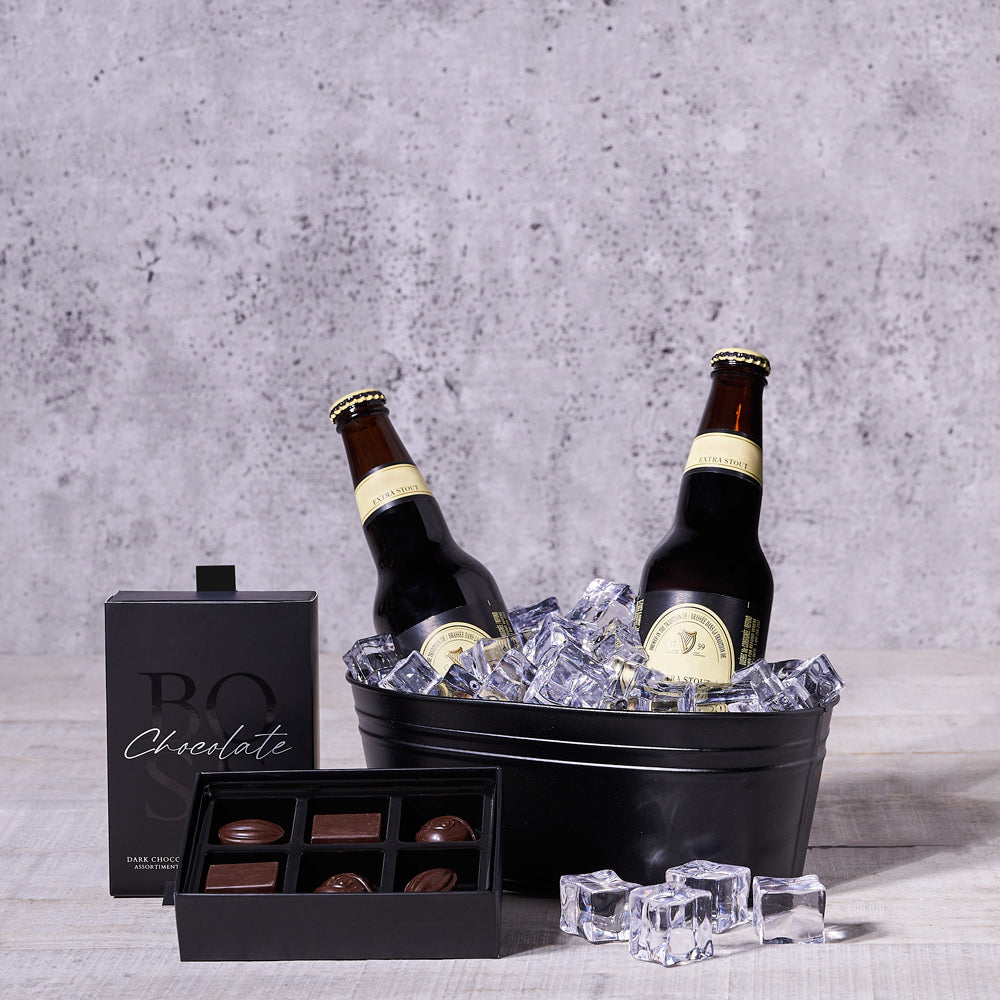 Dad's Day Off Gift Basket, beer gift baskets, chocolate, gourmet gifts, gifts, father's day, father's day gift