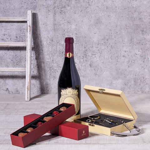 The Wine Truffle Shuffle, wine gift, wine, chocolate gift, wine and chocolate, wine pairing gift