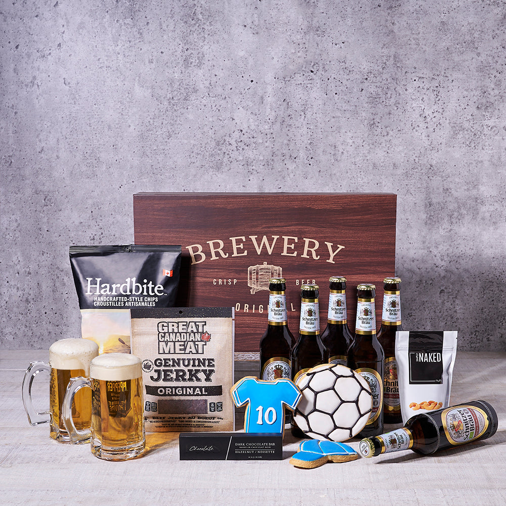Soccer Game Day Beer Gift Box, beer gift, beer, soccer gift, soccer, football gift, football