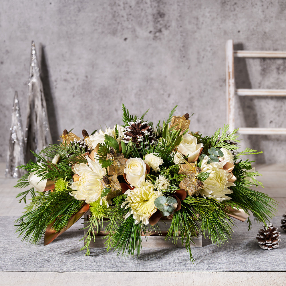flowers,  Mixed Floral Arrangement,  christmas,  Set 23981-2021, christmas flower delivery, delivery christmas flower, christmas arrangement canada, canada christmas arrangement, toronto