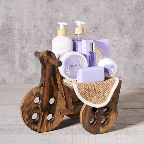 chocolate,  lavender,  bath & body,  bath,  spa gift,  Spa,  Set 24068-2021,  gourmet, spa gift basket delivery, delivery spa gift basket, bath and body basket canada, canada bath and body basket, toronto