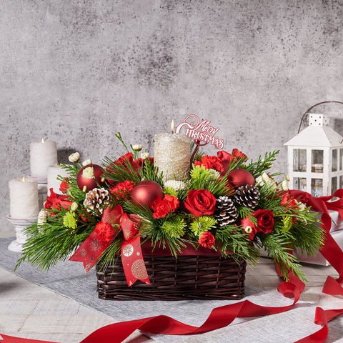 holiday,  Mixed Floral Arrangement,  flowers,  christmas, floral arrangement delivery, delivery floral arrangement, christmas flowers canada, canada christmas flowers, toronto