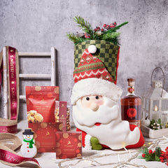 Santa’s Stocking Gift Set With Liquor