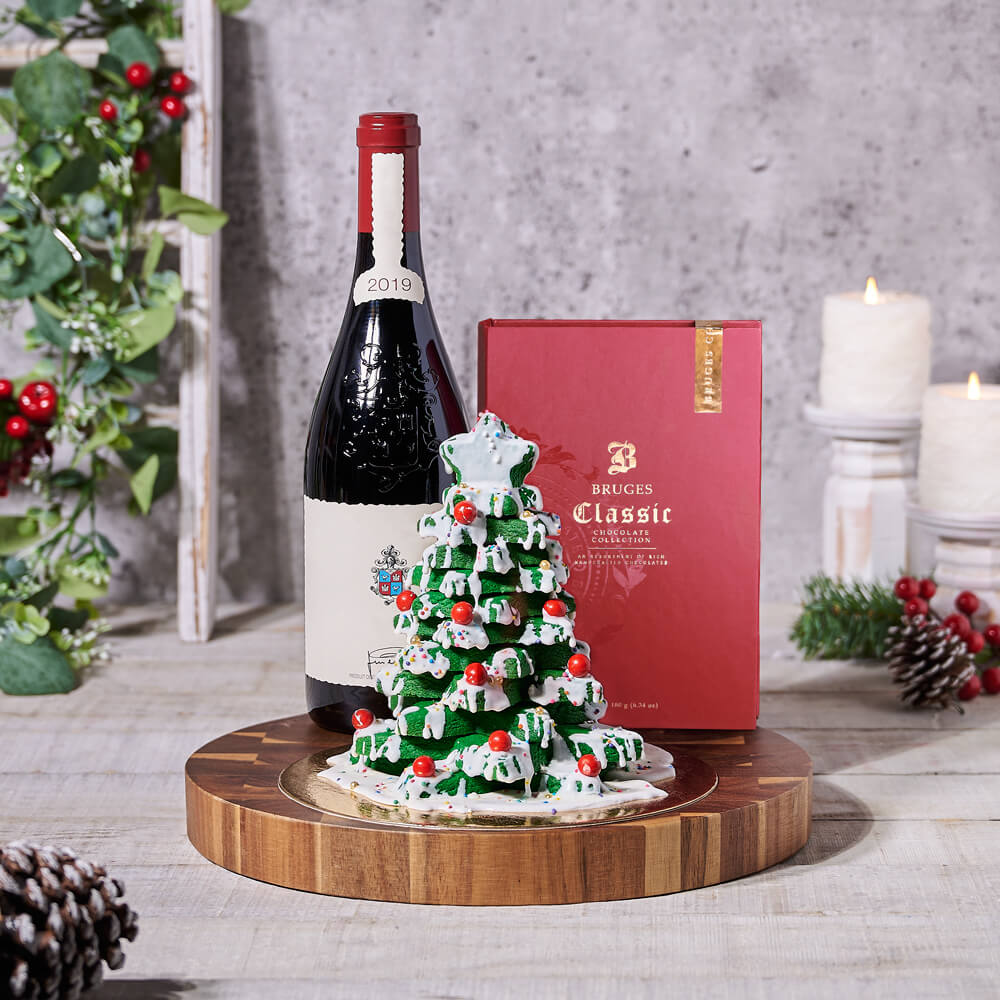Santa’s Seasonal Wine, Tree &amp; Chocolate Pairings, wine gift, wine, christmas gift, christmas, holiday gift, holiday, chocolate gift, chocolate