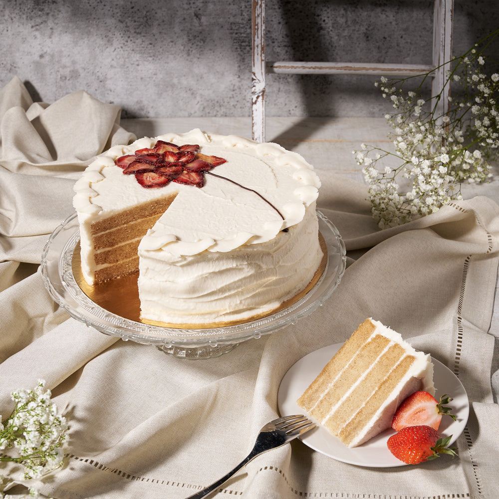 Large Vegan Vanilla Cake, Vegan Cakes, Baked Goods, Canada Delivery