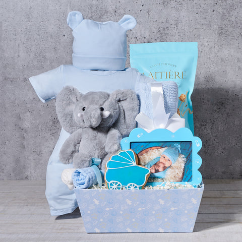 The Cuddles Baby Boy Gift Basket, baby boy gift, baby boy, baby, baby gift, baby boy gift basket