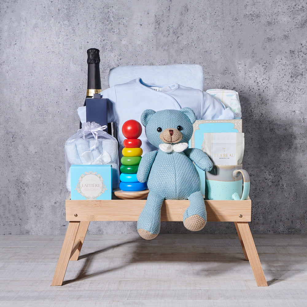 The Opulent Baby Boy Gift Basket, baby boy gift, baby boy, baby shower gift, baby shower, baby gift, baby