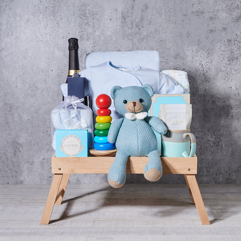 The Opulent Baby Boy Gift Basket, baby boy gift, baby boy, baby shower gift, baby shower, baby gift, baby
