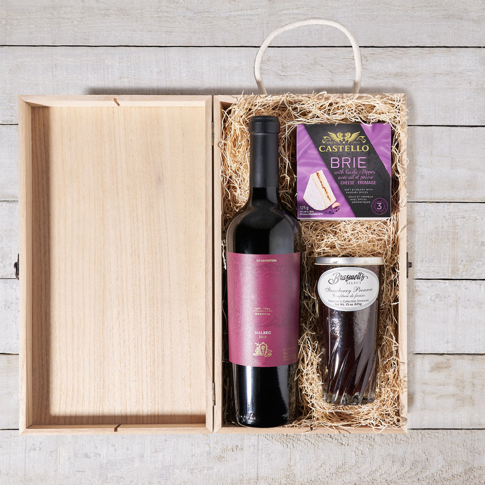 Simply Well Paired Wine Gift Set, Wine Gift Baskets, Gourmet Gift Baskets, Canada Delivery