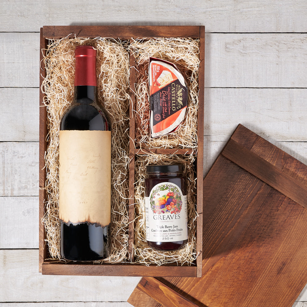 Petite Pairings Wine Gift Set, Wine Gift Baskets, Wine Gift Grate, Canada Delivery