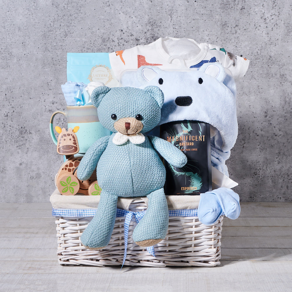 Perk Up Baby Boy Gift Basket, baby gift, baby, baby boy gift, baby boy, baby shower gift, baby shower