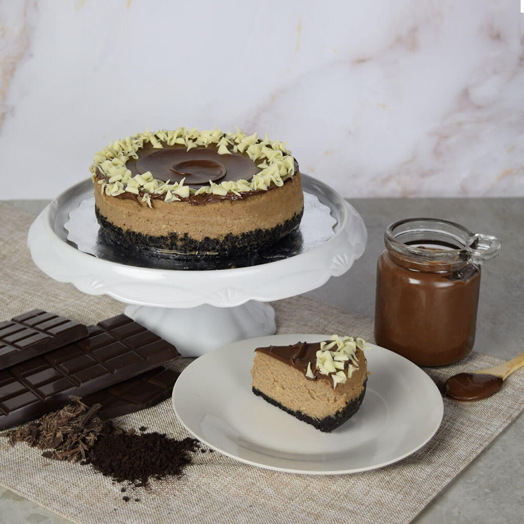 Small Chocolate Cheesecake With Hazelnut Spread