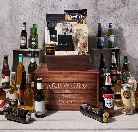 The Massive Beer Gift Crate, beer gift, beer, snack gift, snacks, gourmet gift, gourmet