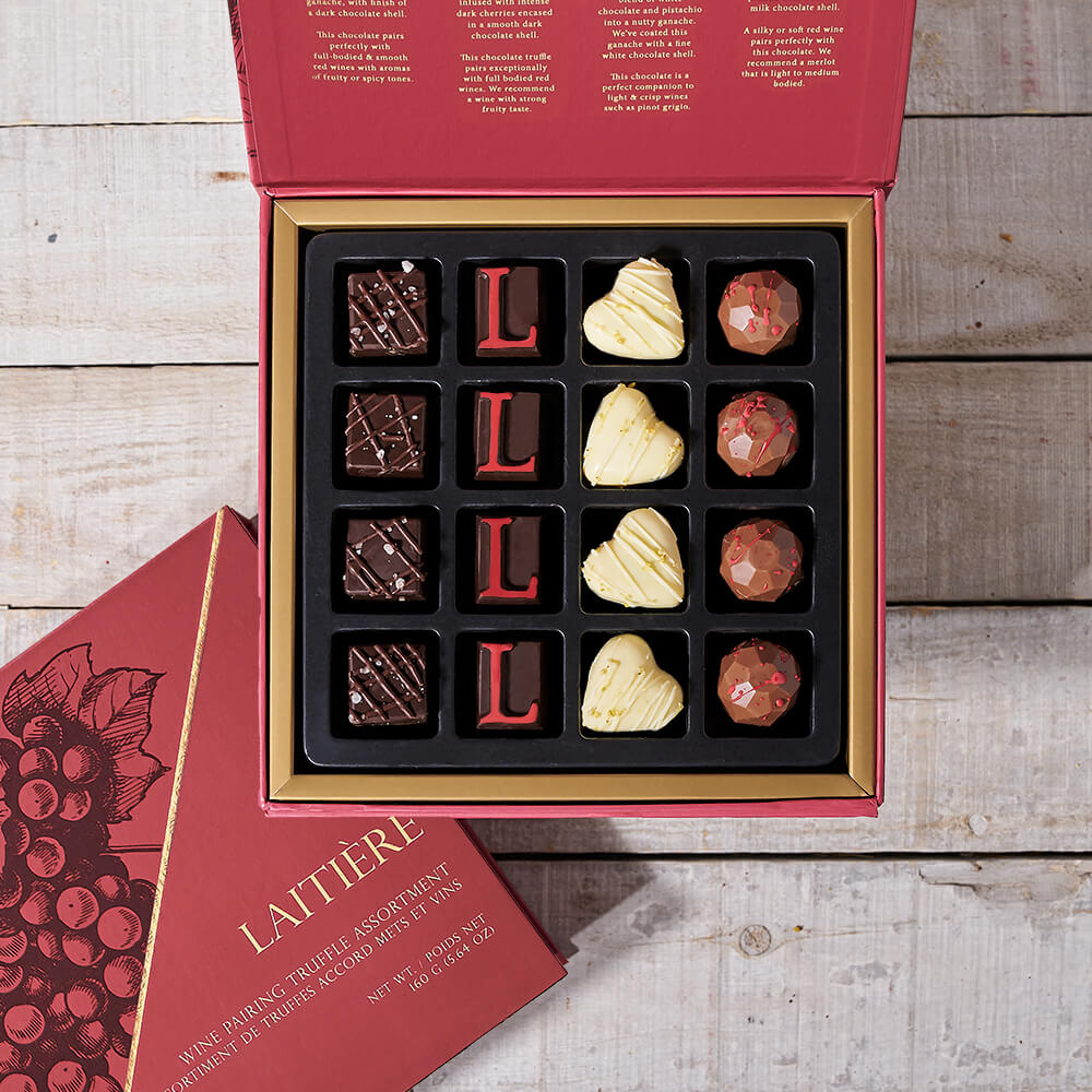 The Splendid Chocolates Gift Set, wine gift, wine, chocolate gift, chocolate, gourmet gift, gourmet