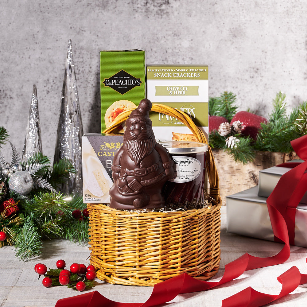 Holiday Cheese Pairing Basket Christmas gift baskets