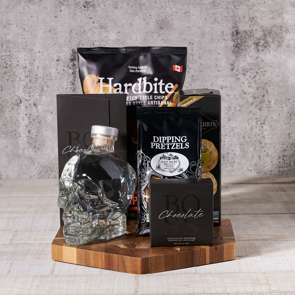 gourmet,  vodka,  spirits,  chocolate truffles,  chocolate bar,  chocolate,  Liquor Gift Set,  Liquor Gift Basket,  Liquor, Liquor gift set delivery, delivery liquor gift set, gift set canada, canada gift set, toronto