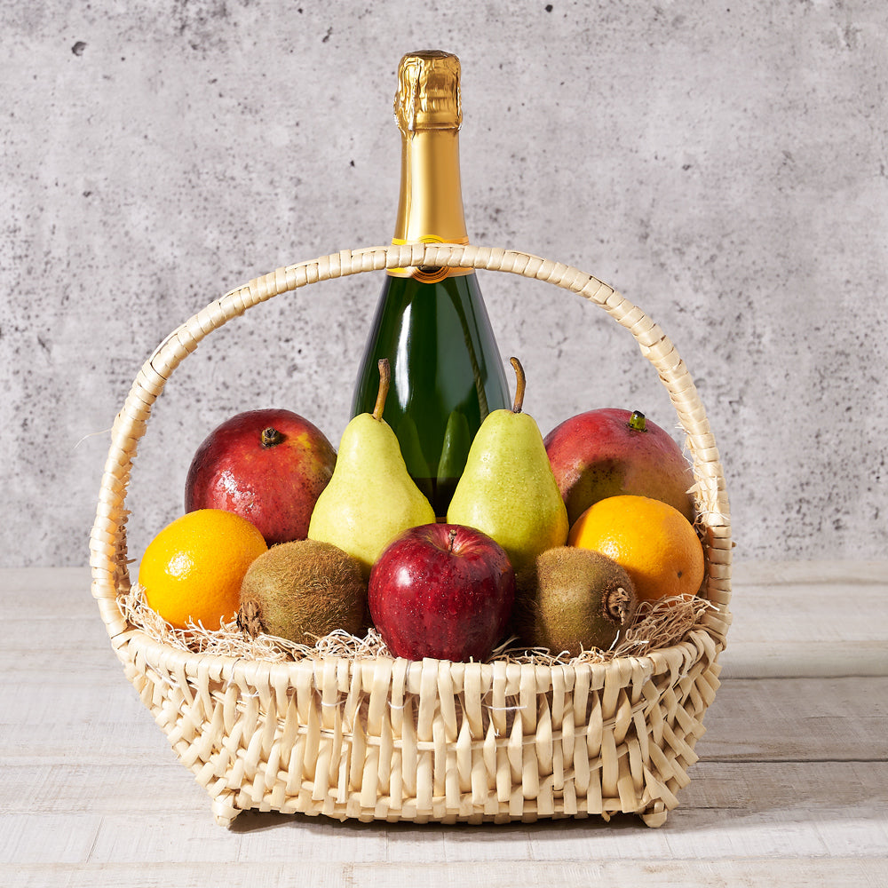 Crisp Champagne Delights Gift Basket, fruit, Fruits Gift Baskets, Champagne Gift Basket, champagne, fruits gift basket delivery, delivery fruits gift basket, champagne basket canada, canada champagne basket, toronto