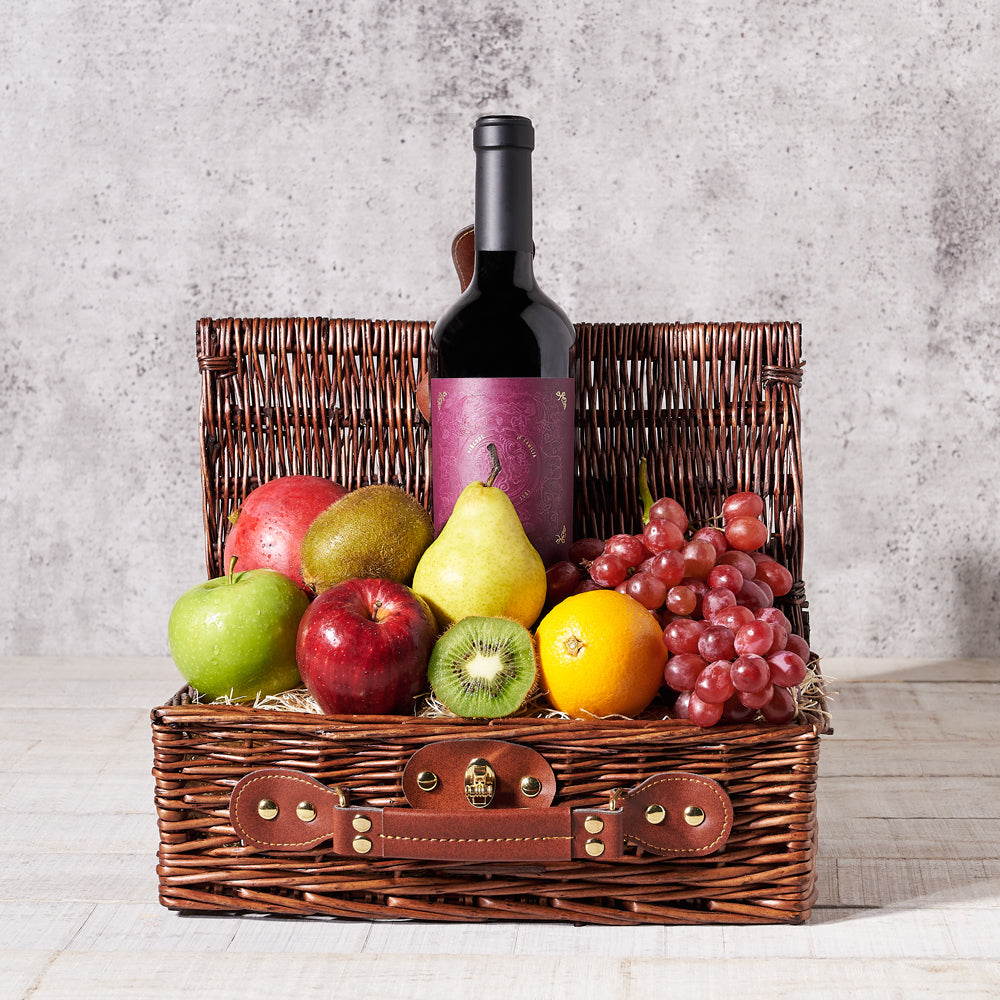 Bartalucci Wine Gift Basket, Wine Gift Baskets, Gourmet Gift Baskets, Fruits Gift Baskets, Canada Delivery