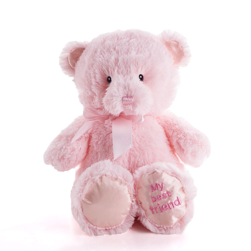 Pink Best Friend Baby Plush Bear, Baby Plushies, Baby Gifts, Plush Toys, Canada Delivery