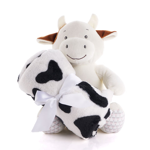 Hugging Cow Blanket, Baby Gifts, Baby Toys, Toy Plushy, Canada Delivery