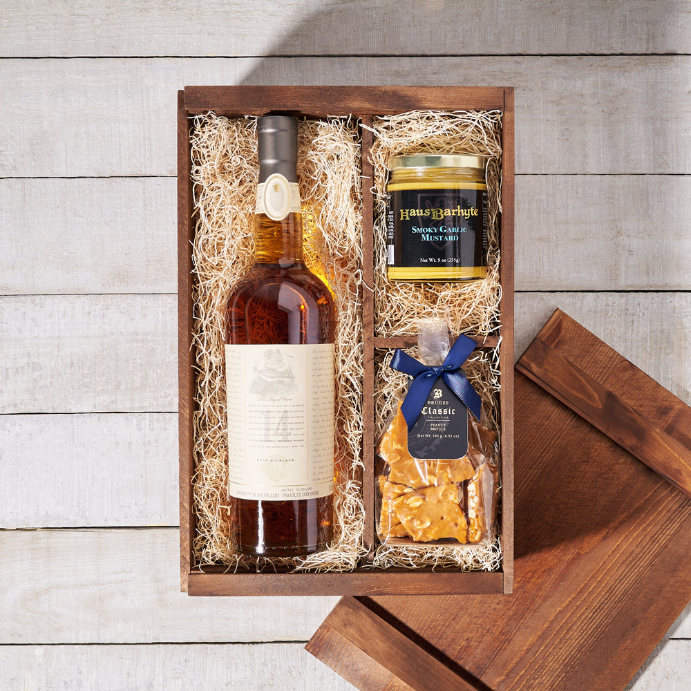 Liquor &amp; Sweet Reverie Duo Gift, gourmet, mustard, Liquor Gift Set, Liquor, liquor gift set delivery, delivery liquor gift set, liquor gift canada, canada delivery